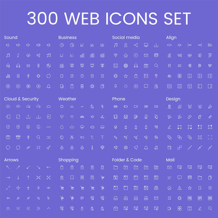 Top 10 Free Icon Packs for Modern App and Web Design 2025